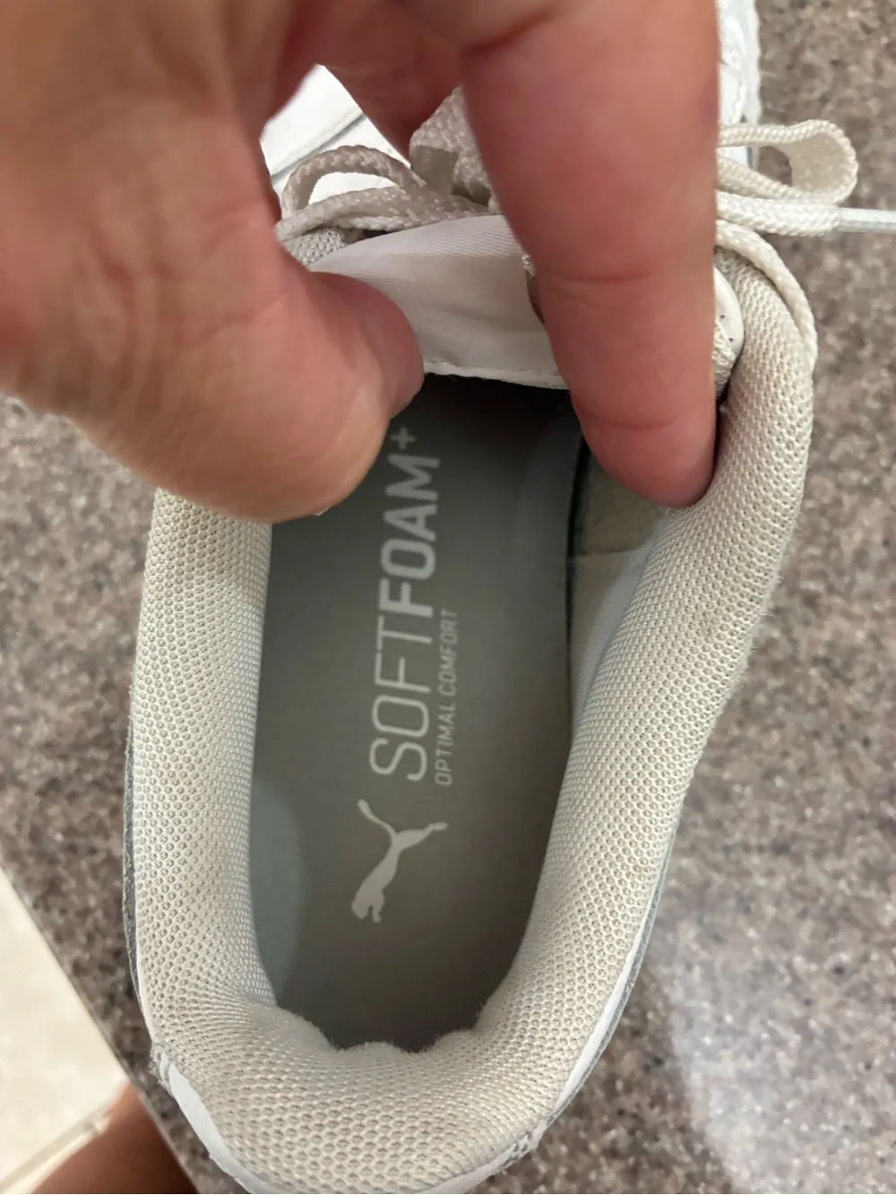 Puma Women's Off-White Low-Top Platform Sneakers